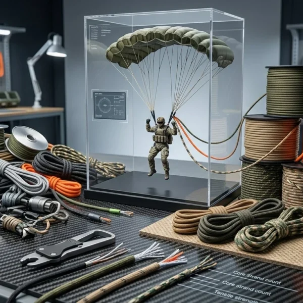Padákové šnúry (paracord)